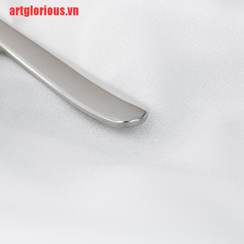 【artglorious】Stainless steel Dinner Buffet Serving Spoon Round Soup Rice Wester