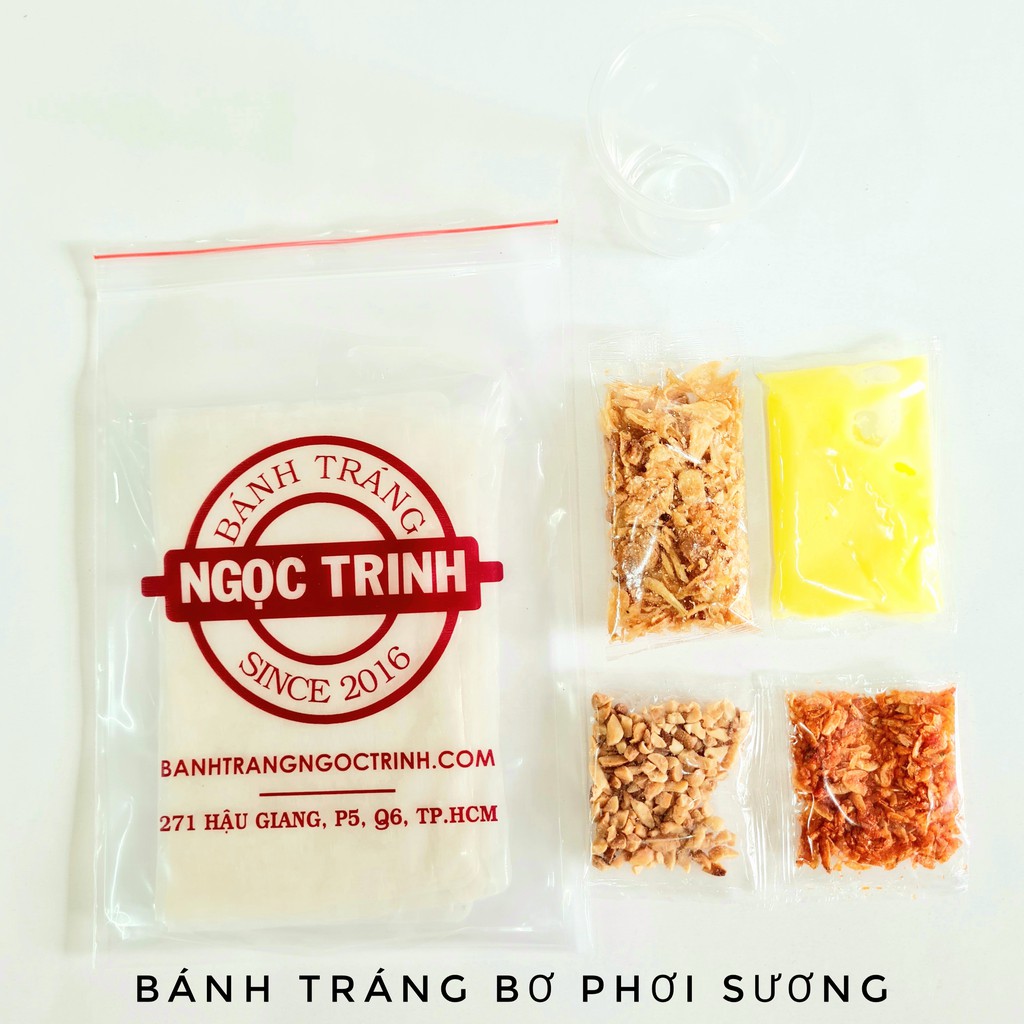 Bánh tráng bơ hột gà loại bánh tráng phơi sương Ngọc Trinh(5/túi)