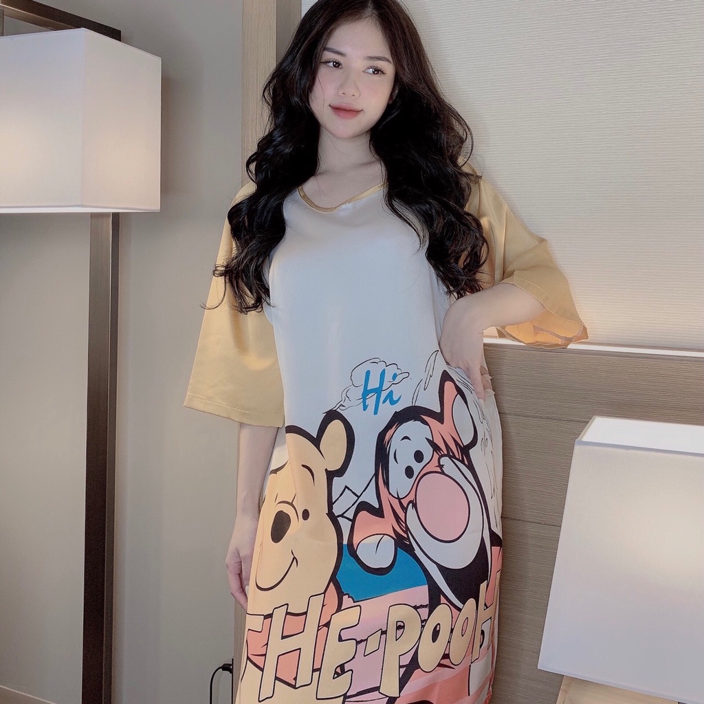 Váy Xinh Thiết Kế Sang Chảnh Chất Liệu Lụa Satin Loại 1 Phom 45-60kg | BigBuy360 - bigbuy360.vn