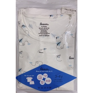 [AVALER] xả kho bộ cộc sợi tre size 3-4y