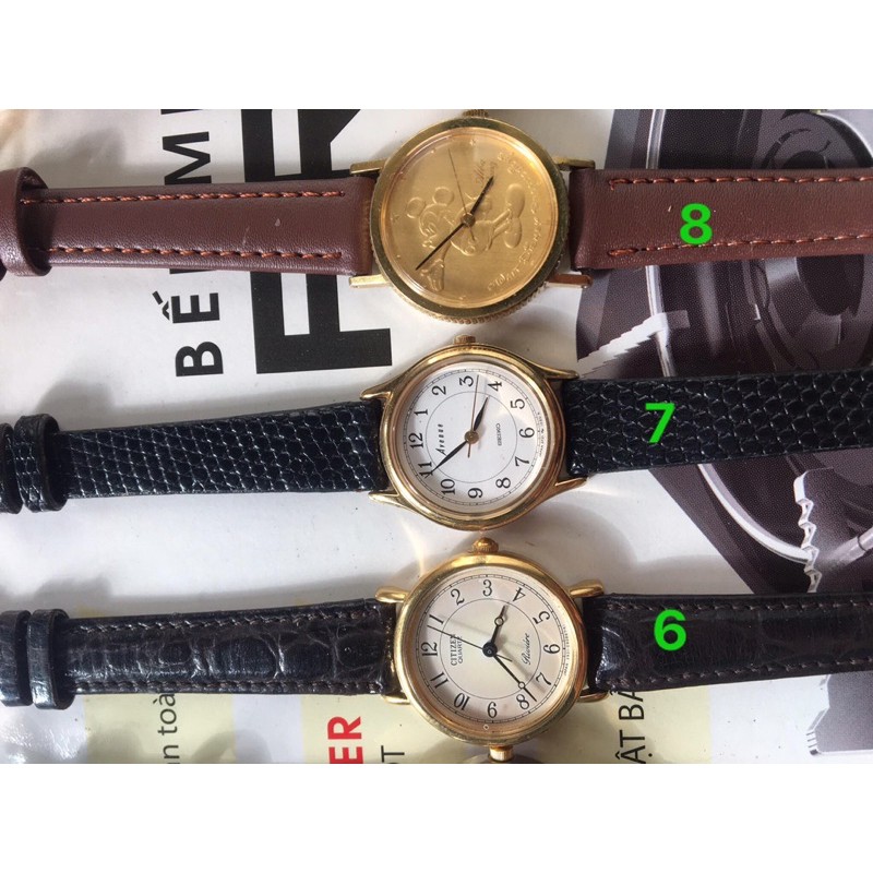 Đồng hồ Nhật  seiko, nina ricci...đã qua sử dụng dành cho nữ