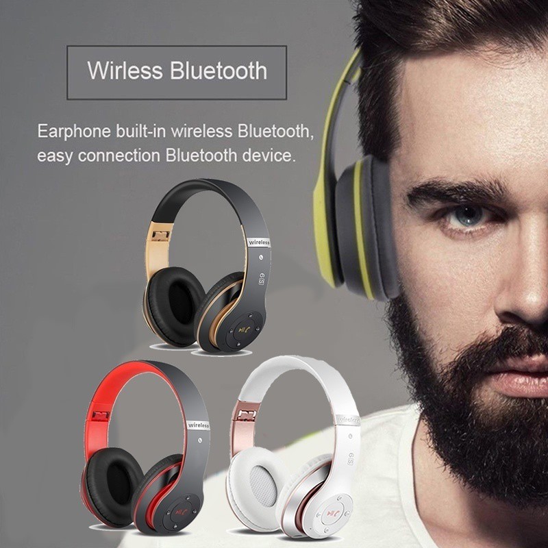 Tai Nghe Bluetooth 6S Không Dây Chống Tiếng Ồn