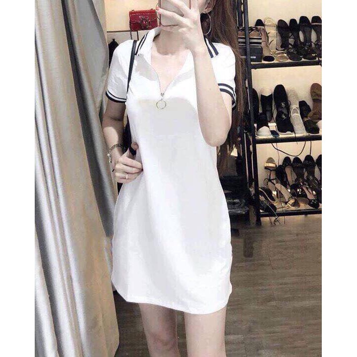 [SALE OFF] VÁY BO TAY CÓ KHÓA CỔ SIÊU ĐẸP THỜI TRANG VESTA VS01