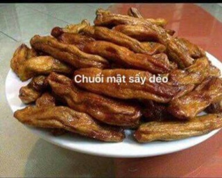 1kg chuối sấy dẻo thơm ngon