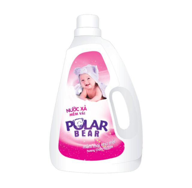 Nước xả làm mềm vải Polar Bear 2,9kg