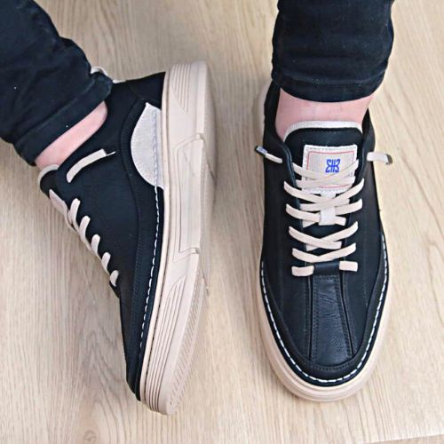 Giày Sneaker Thể Thao Nam Da Bò Cao Cấp Màu Trắng Phong Cách Hàn Quốc Trẻ Trung Năng Động