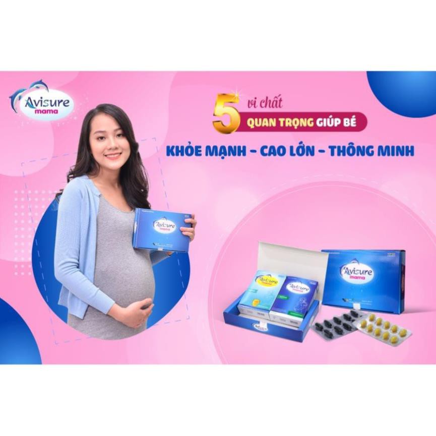 Avisure mama - Bổ sung DHA, EPA, các Vitamin và khoáng chất cần thiết trước và sau sinh