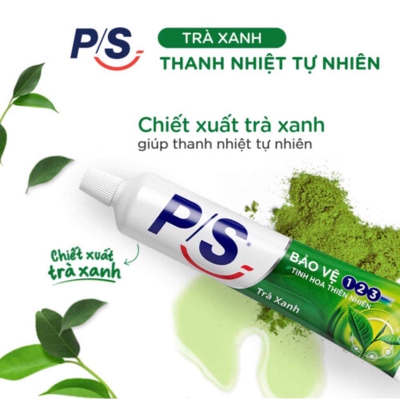 Kem đánh răng P/S Thiên nhiên Trà Xanh giúp thanh nhiệt tự nhiên 240g