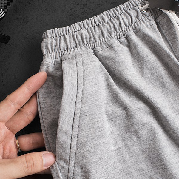 Quần Đùi Nam Chất Cotton Thoáng Mát,Quần Short Nam 4 sọc Kiểu Dáng Trẻ Trung Năng Động