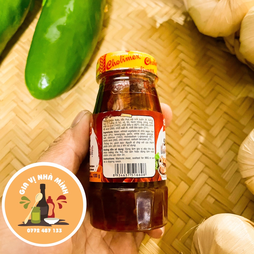 SA TẾ NƯỚNG NGŨ VỊ CHOLIMEX- HỦ 100GR