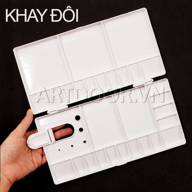 [ARTDOOR] Khay Bảng pha màu Nhựa (Palette)