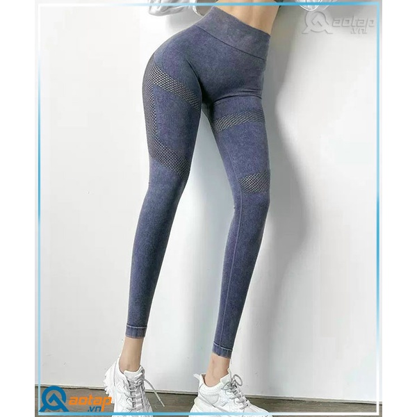 Quần legging dài tập thể thao QS cao cấp cho nữ - chun mông, 4 màu