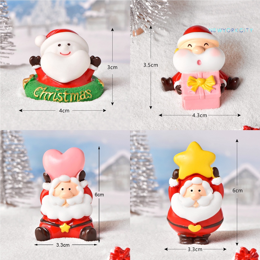 Đồ trang trí Hoạt Hình Bằng Nhựa Resin Thân Thiện Với Môi Trường Trang Trí Tiểu Cảnh Giáng Sinh