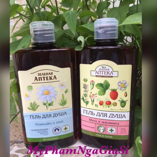 Sữa Tắm Apteka Green Pharmacy Thiên Nhiên 400ml