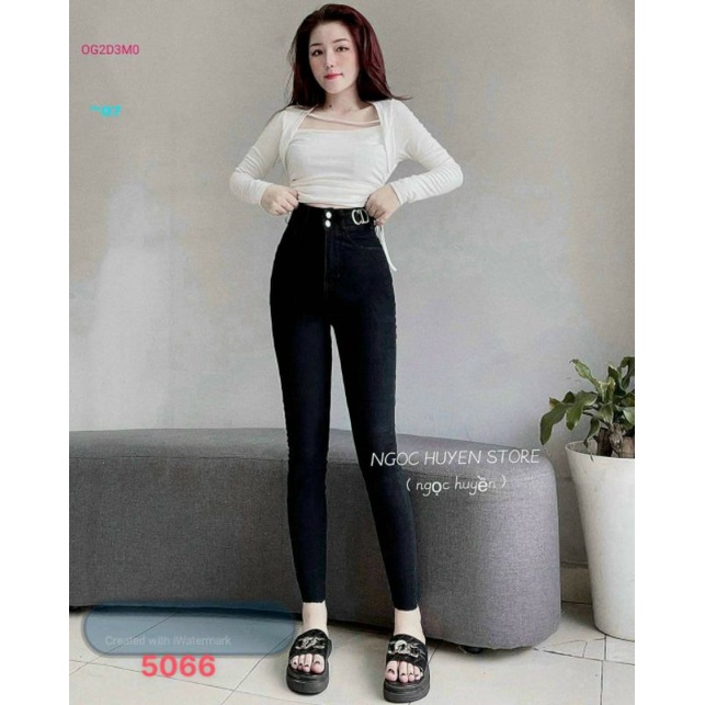 8 MẪU Quần JEAN Nữ Lưng Cao chuần shop VNXK 2021 bao đẹp chất lượng , JEANS bó co giãn vải dày mịn( đổi trả không ưng)