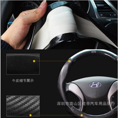 Bọc Vô Lăng Ô Tô Cacbon - Chống Trơn, Chống Trượt - Bọc Vô Lăng Các Hãng Logo Hãng Xe Hơi Cao Cấp