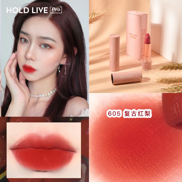 【Sale】 HOLD LIVE pink velvet matte lipstick rose gold glitter  lipstick  Nội Địa Trung | BigBuy360 - bigbuy360.vn
