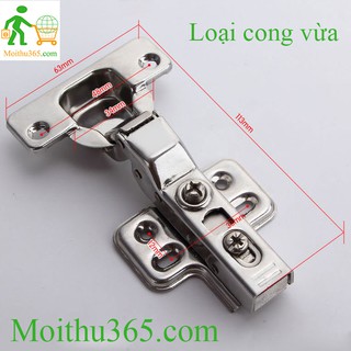 Bản lề hơi giảm chấn không gây ồn bằng thép không gỉ 304 lõi đồng