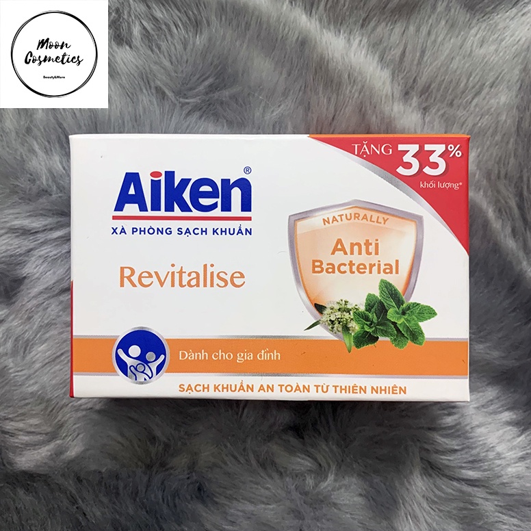 Xà Bông Cục Aiken Sạch Khuẩn 90g Tặng 30g | BigBuy360 - bigbuy360.vn