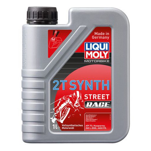 Nhớt Cao Cấp Xe 2 Thì Liqui Moly MOTORBIKE 2T SYNTH STREET RACE - 1505 - Jaso FD Made in Germany