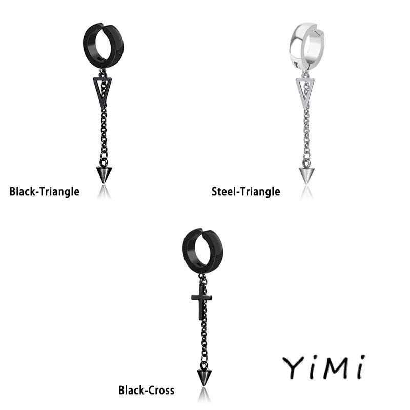 Bông tai kẹp không xỏ lỗ thời trang dành cho nam và nữ