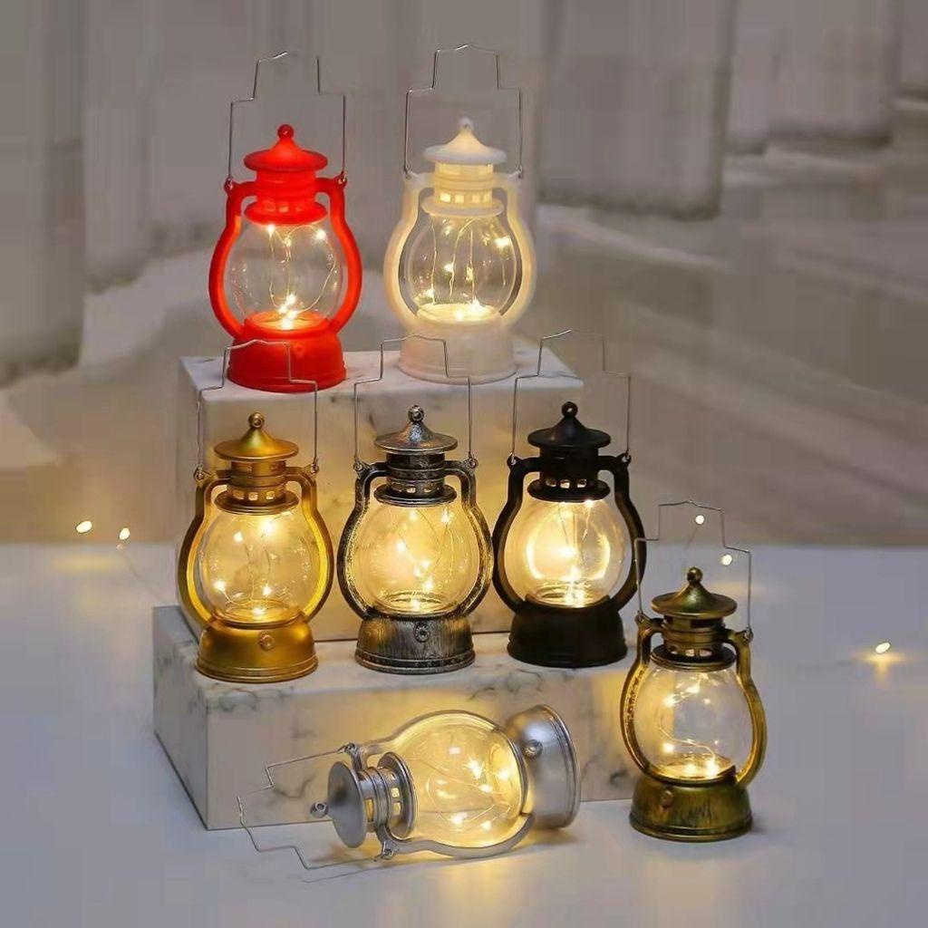 1 Đèn Dầu Mini Cầm Tay Dùng Hóa Trang Trong Bữa Tiệc Halloween Haylor1