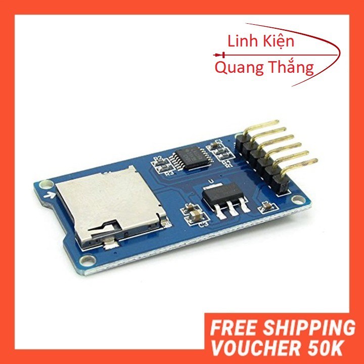 Module Đọc Thẻ Nhớ Micro SD/Micro SDHC SPI