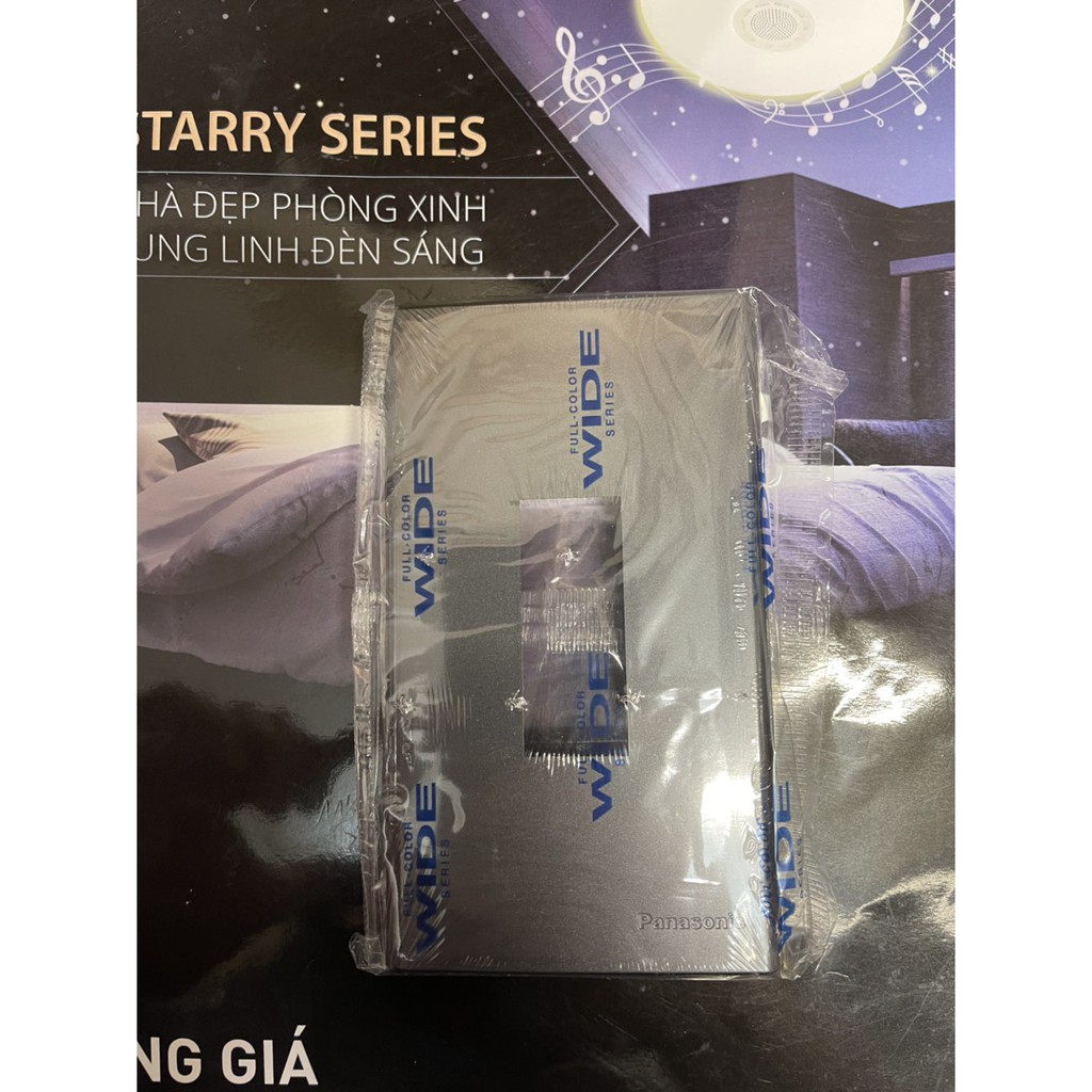 Mặt 1 ,2 ,3 , Mặt Kín Đơn , Mặt 1 CB Tép, Mặt Át Khối  Màu Đen Wide Panasonic