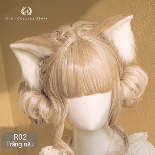 [CÓ SẴN] Cài tóc tai mèo lông cute