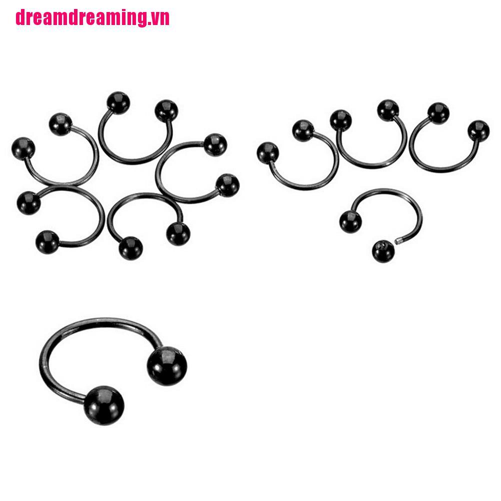 [Hàng mới về] Khuyên mũi đầu tròn bằng thép không gỉ chất lượng cao