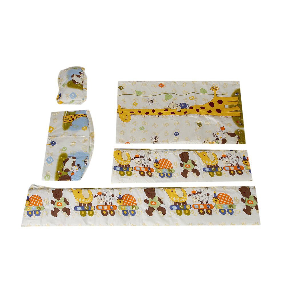Bộ 5 món chăn đệm cotton cho bé
