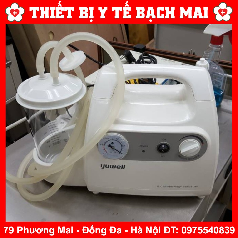 Máy Hút Dịch Đờm Mũi Họng 1 Bình YUWELL 7E-C [Chính Hãng Bảo Hành 02 Năm]