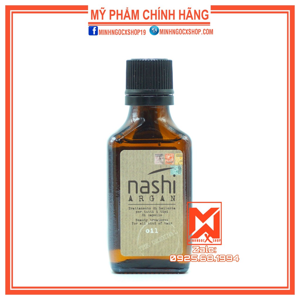 NASHI ARGAN OIL 30ML DẦU DƯỠNG TÓC NASHI CHÍNH HÃNG