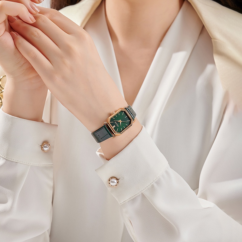 Đồng hồ nữ Julius JA-1356 dây da | Julius Official