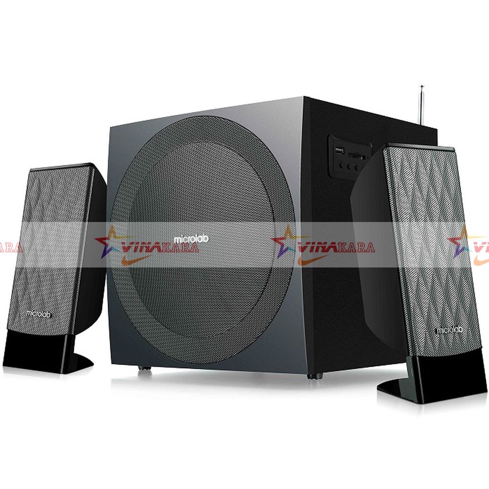 Loa vi tính cao cấp MICROLABM-300BT New- 2.1 - 38 W RMSnghe nhạc chất lượng, chất âm hay