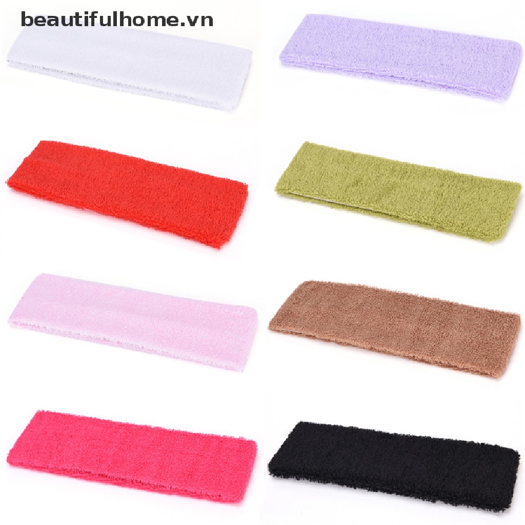 Băng Đô Thể Thao Vải cotton Thấm Hút Mồ Hôi Thời Trang