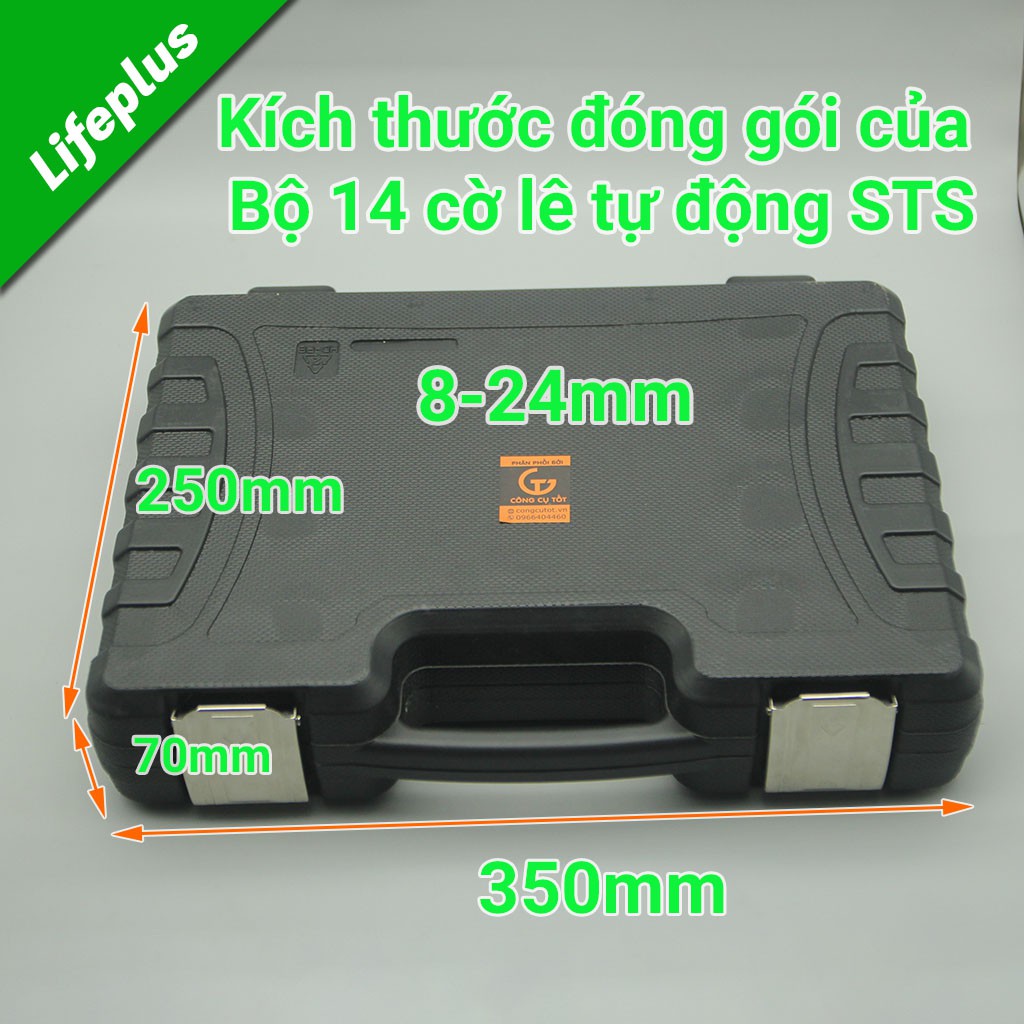 Bộ cờ lê vòng miệng tự động STS 8-24mm