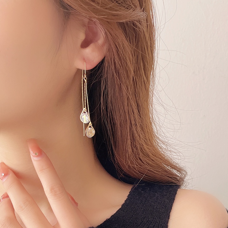 Bông tai đính ngọc trai nhân tạo thời trang Hàn Quốc cao cấp