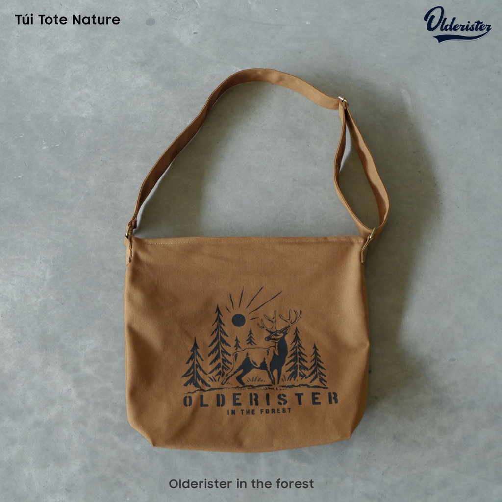 Túi đeo chéo Canvas Nature - Olderister