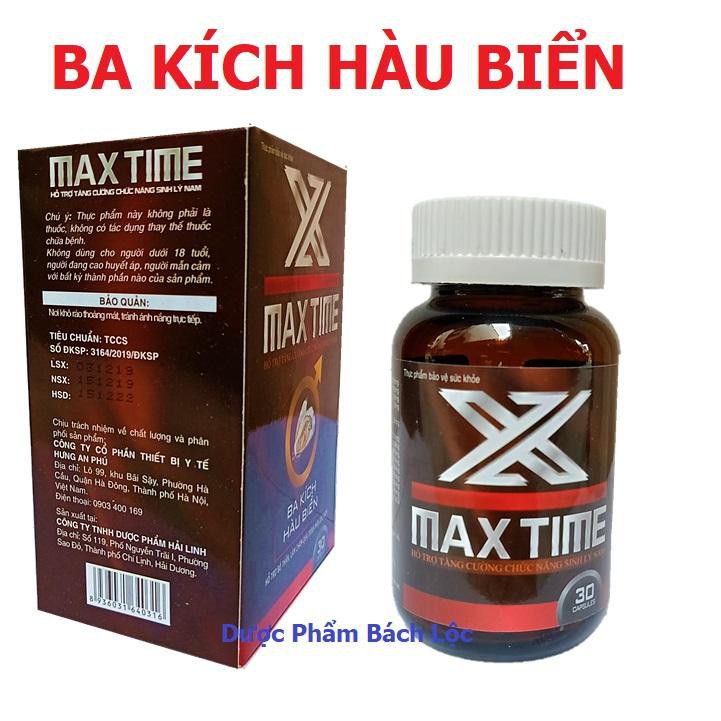 Max Time Ba Kích Hàu Biển- Bổ Thận, Tráng Dương, Tăng Cường, Sinh Lý