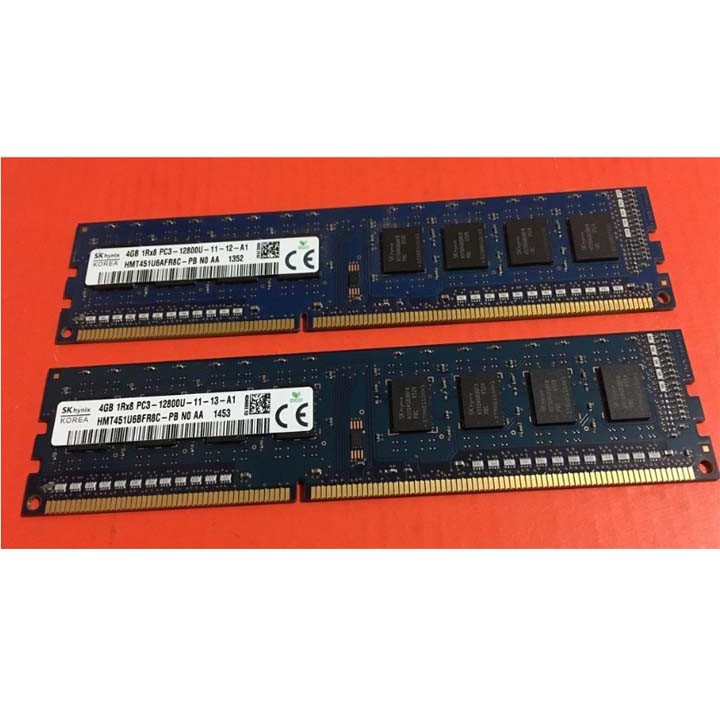 Ram máy tính DDR3 4GB Bus 1066/1333/1600 MHz | Hàng bóc máy.