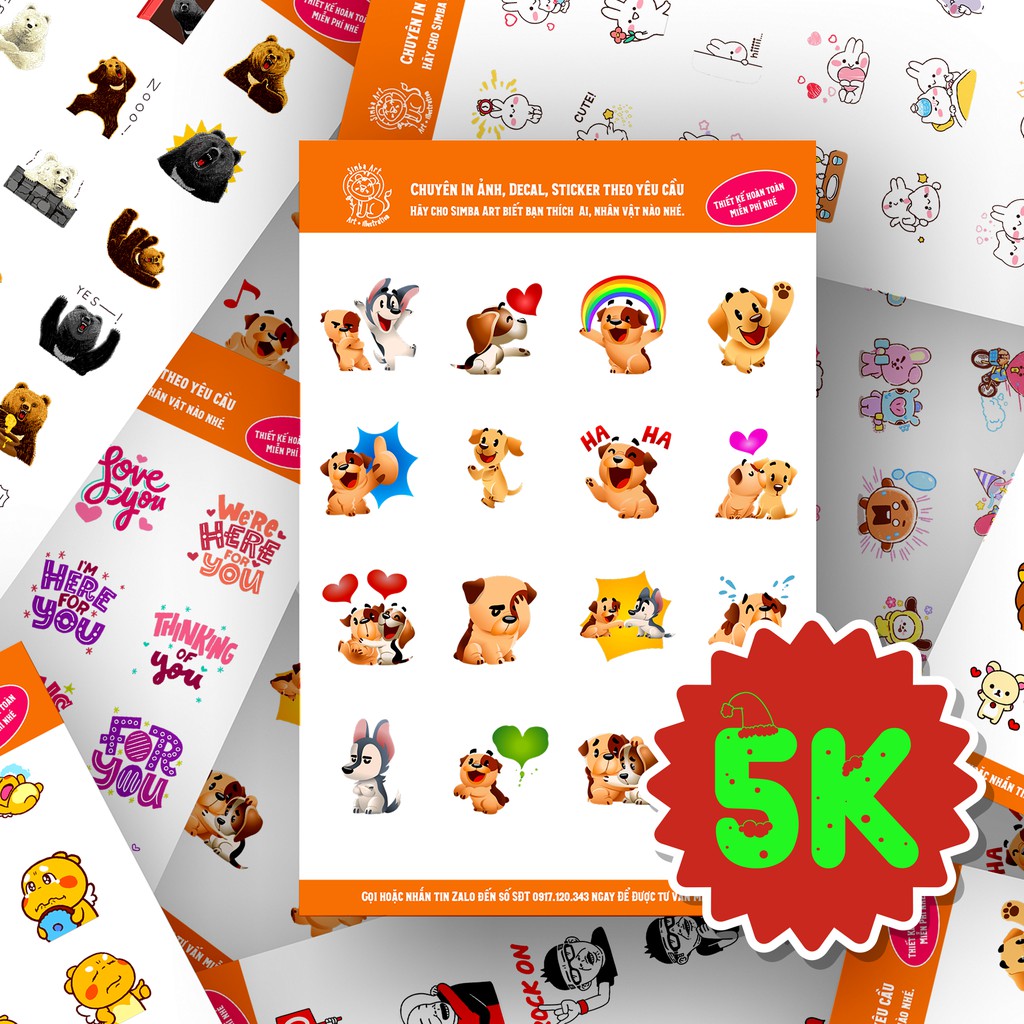 [SIÊU CUTE - 5K] Sticker Nhãn Dán Trang Trí Nhật Ký Kế Hoạch EMOJI FACEBOOK | Nhiều mẫu