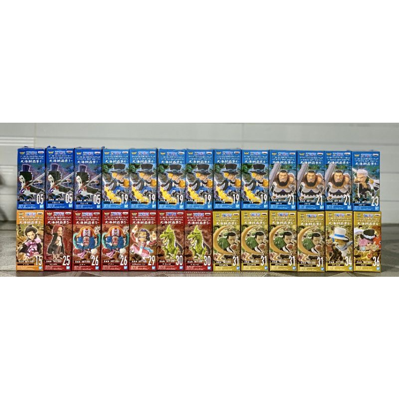 Mô Hình WCF One piece WT100 lẻ các vol