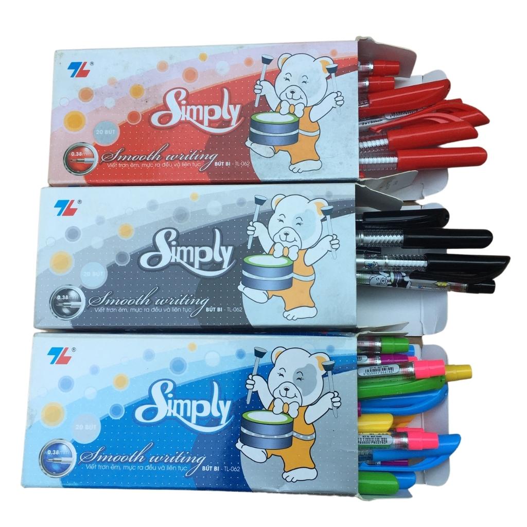 Bút bi thiên long Simple ngòi 0.38mm TL-062