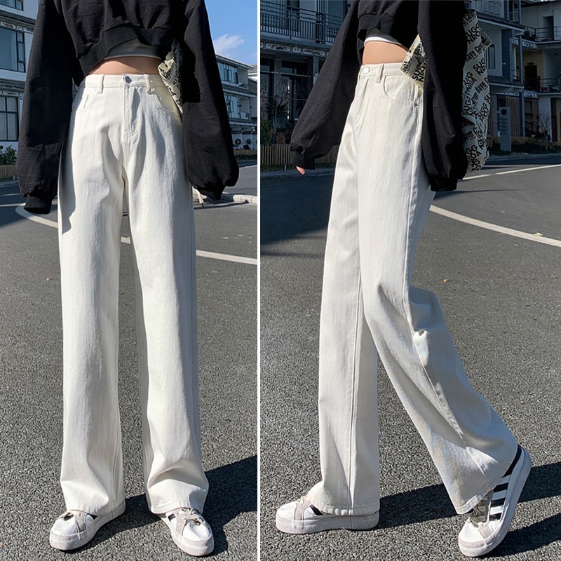 Quần Kaki trơn, Quần Baggy Nam Nữ jean Ống Suông Rộng Trẻ Trung Năng Động BeUshop Q12