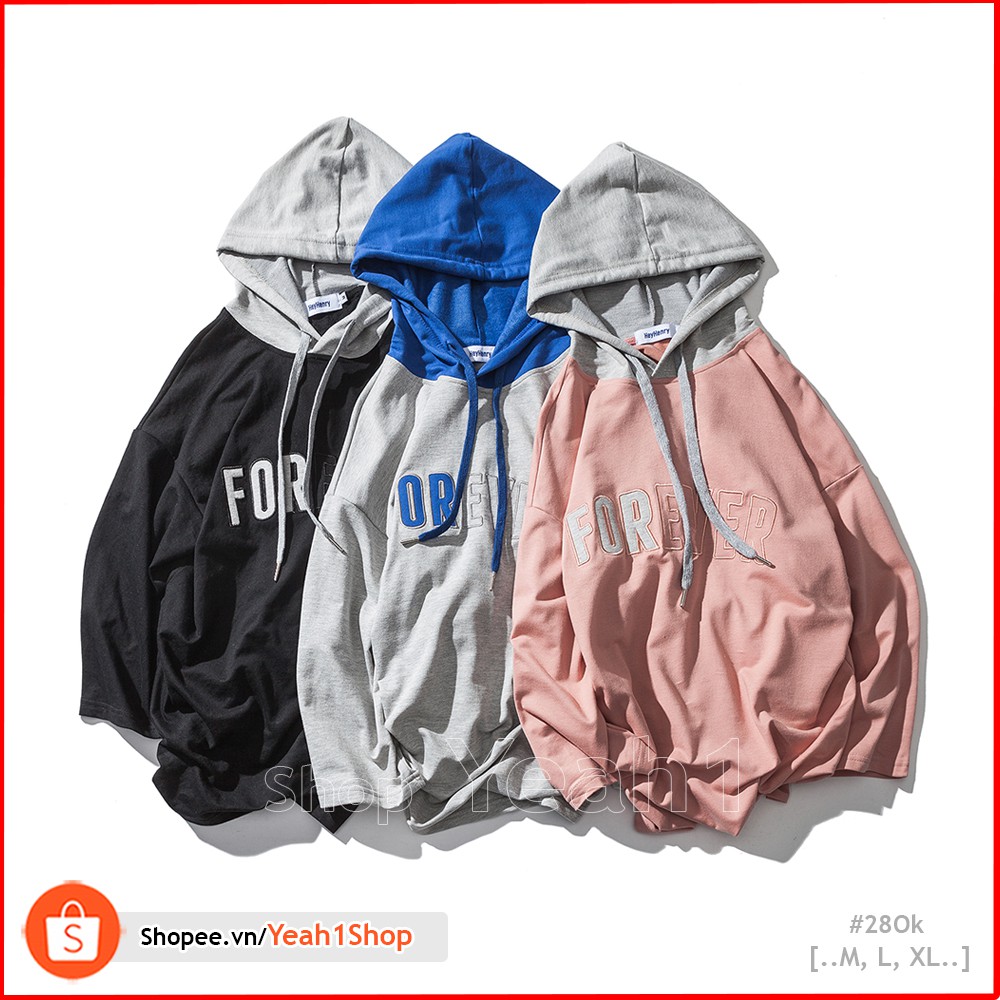 [Yeah1Shop]- Áo thun có nón Forever (M, L, XL)