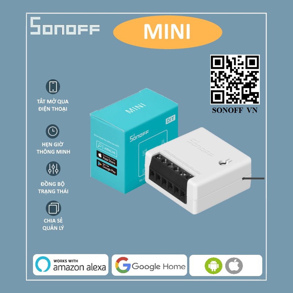 Công tắc đảo chiều thông minh Sonoff Mini