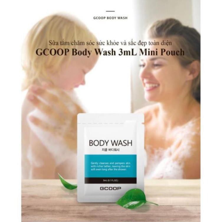 SỮA TẮM GCOOP BODY WASH 3ML MINI POUCH X 10 gói