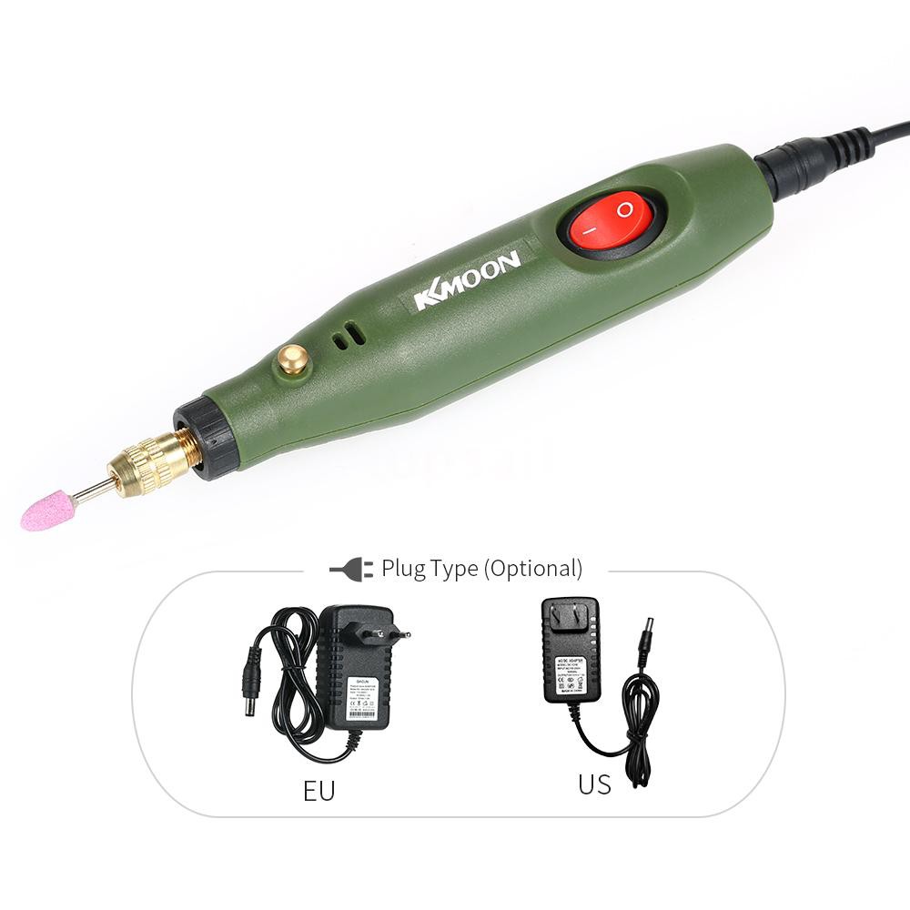 Set máy mài chạy điện nhỏ đa năng DC 12V để mài bóng móng chuyên nghiệp