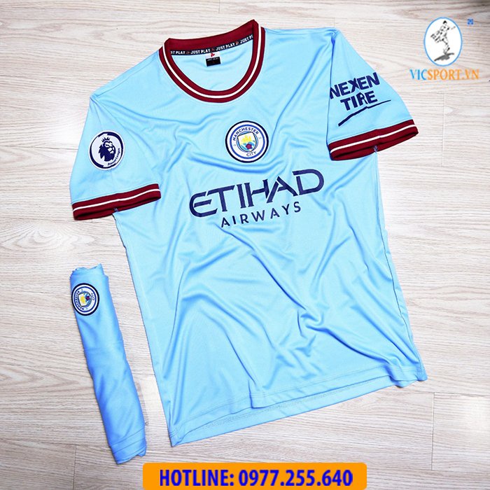 Áo đá banh Mancity, Quần áo đá bóng CLB Manchester City mới nhất 2023 - 2024 đủ màu - Vicsport